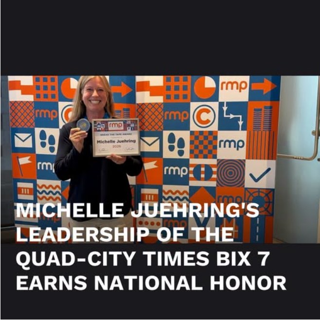 Bix 7 social post: Race director national honor